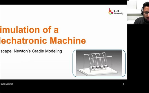 Tutorial 04_ Newton's Cradle Modeling _ Simscape Multibody _ Matlab _ MSD _ LUT