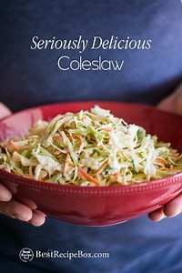 Easy Coleslaw Recipe QUICK {Seriously Delicious} | Best Recipe Box