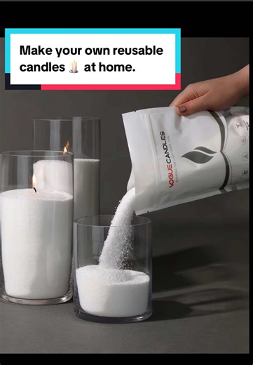 Make your own reusable candles🕯️ at home. #candle #candles #candlemaking #diycandle #tiktokshopblackfriday