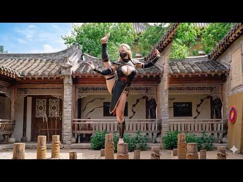 Real MORTAL KOMBAT Fighter Training at an ANCIENT Temple! 😱🥷 Is This a VIDEO GAME?!