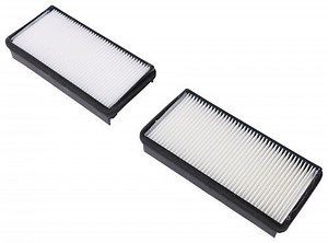 PTC Custom Fit Cabin Air Filter - White Media Particulate PTC Cabin Air Filter 3513044