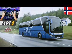 ETS2 1.57 | MAN Lion’s Coach | Snowymoon Lighting V2 + PNG Realistic Graphics Mod | Logitech G29