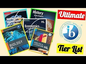 Rating IB classes by difficulty (Tier list)!