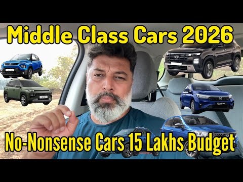 Best Cars for Middle Class in 2026 || No-Nonsense Cars under 15 Lakhs Budget || MotoWheelz India