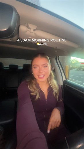 RISE AND SHINE 🌤️ here’s my 4:30am morning routine before work! #morningroutine #morningvlog #morning #lifestyle #wellness