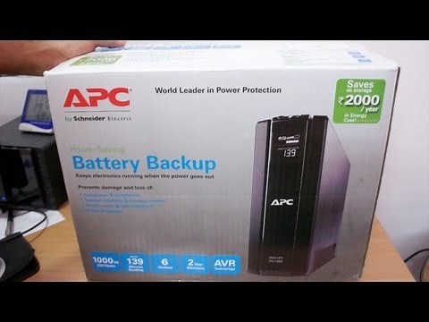 APC 1 KVA UPS BR1000G-IN Unboxing & Overview