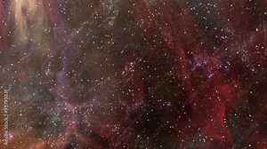 Space 2043: Traveling through star fields in deep space (Loop).