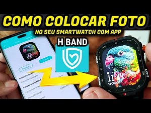 ✅App H BAND: Learn how to put a photo on your smartwatch, easy and fast!