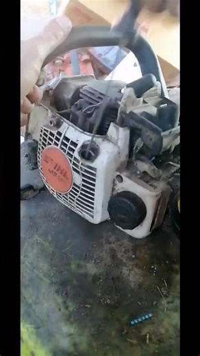 Testing the chainsaw compression. #สร้างได้ #automotivetools #electricalengineering #electrical