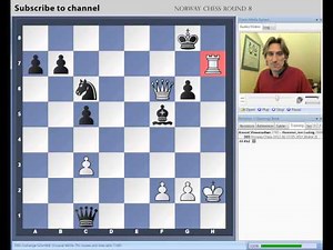 Norway Chess 2013 Round 8 Anand vs Hammer