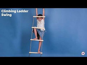 Climb, Sway and Build Whole Body Strength with our Climbing Ladder Swing