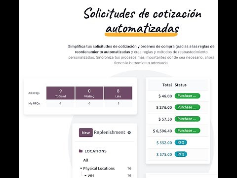 Odoo 17 - Módulo de Compras - Gestionar ordenes de compra de forma rápida y eficiente