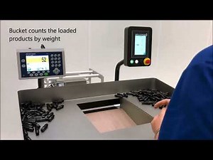 Rollbag R3200 Automatic Bagger integrated with Weigh, Count and Sort Table
