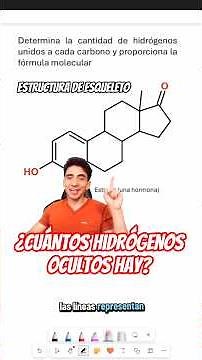 How to count carbons and hydrogens in a skeletal structure 🧪