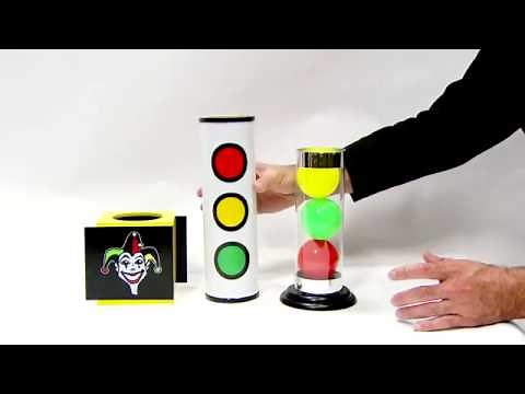 Joker Tube & Ball Vanish Box - Pro Model Magic Trick