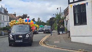 25K views · 461 reactions | The 76th annual Edinburgh Taxi Outing travelled through East Lothian. It arrived in Musselburgh at 11.10am. In the video, the convoy can be seen going through Aberlady at around 12.25pm, and there is still a lot more fun to be had at Archerfield until they depart at 4pm. You can find out more information below. https://shorturl.at/KAh23 | East Lothian Courier | Facebook