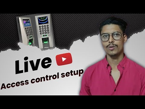 ZKTeco Access control Setup A to Z | Model -f18.