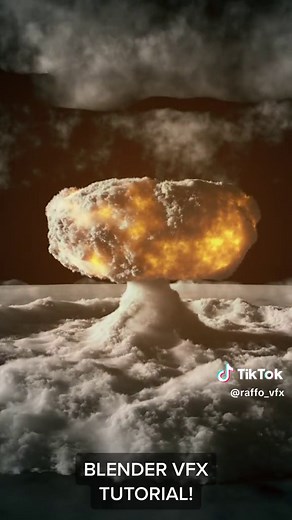 Full Blender tutorial on realtime explosions on my youtube! #vfx #blender #realtime #explosion #cgi #3d #wednesday #tutorial