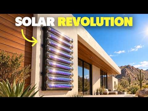 Solar Energy Is Changing — These Tubes Generate Electricity AND Heat For Any Home