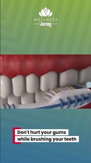 Don’t Hurt Your Gums! 🦷✨ Correct vs. Wrong Brushing Explained | Tooth Health