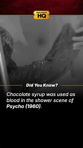 In 'Psycho' chocolate syrup was used for blood