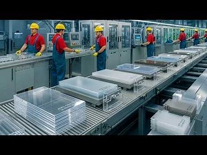 Inside Acrylic Sheet Factory – Transparent Plastic Production Process