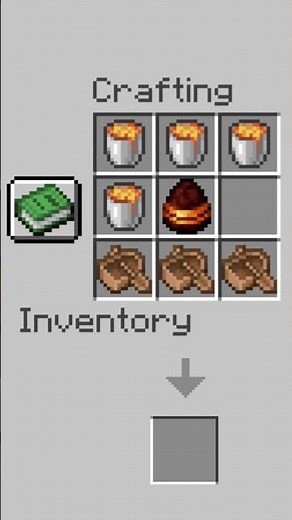 Crafting a LAVA BOAT in Minecraft! 🌋🚤#mcpe #minecraft