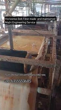 Horizontal Belt Filter Manufacturer In India #filtrationsystem #vbf #makeinindia #hbf