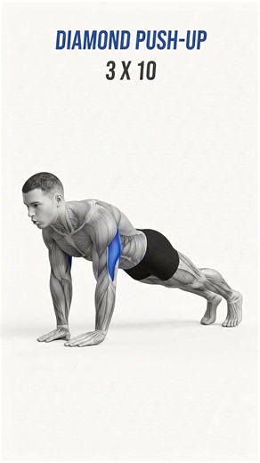 Upper Body Workout at Home - 5 Moves, No Equipment 🔥 #shorts