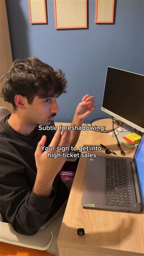 Your sign to get into high ticket sales