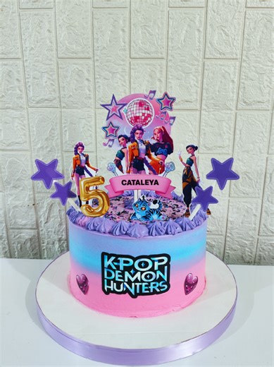 Delicious K-Pop Demons Hunters Cake Recipe