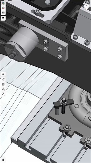 724Form on Instagram: "Safety Without Compromising Access | Smart Guard Design for Milling Machines In milling operations, safety should be achieved without limiting operator access or reducing productivity. Traditional guarding solutions often restrict visibility and slow down part loading. In this concept, a safety guard is modeled using transparent panels and a modular frame structure. The design maintains clear visibility of the cutting area while allowing quick part loading and easy mainten