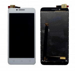 LCD with Touch Screen for Lenovo Vibe C - White (display glass combo folder)