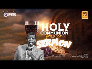 PASTOR E.A ADEBOYE SERMON | THE LAW OF SUBSTITUTION
