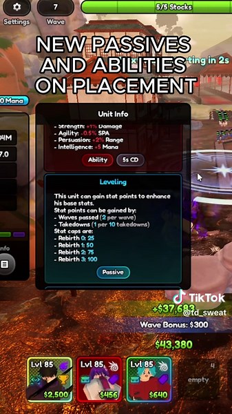 Anime Last Stand Rework Showcase in Roblox