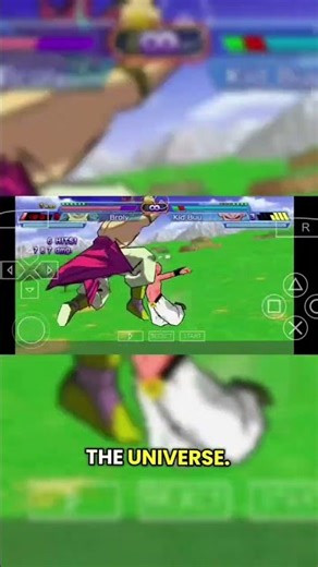 Kid Buu vs Broly dramatic moment#KidBuu #Broly #DragonBall #AnimeShorts #DramaticMoment #ppsspp