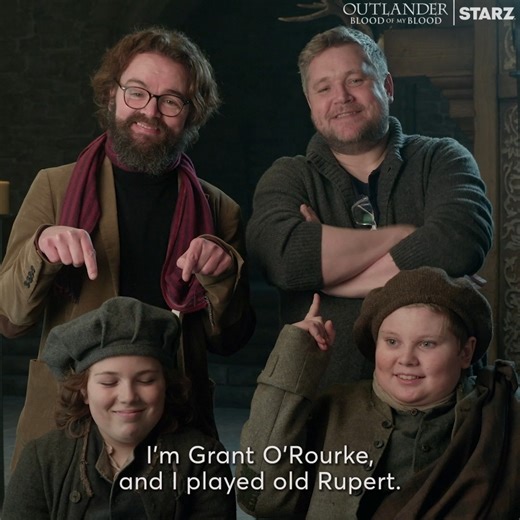 Get ready for the sweetest Father’s Day casting news ever. Young Rupert and Angus are coming to Outlander: Blood of My Blood, played by none other than Grant O’Rourke and Stephen Walters’ actual sons! | Outlander