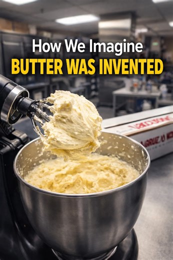 How we imagine butter was invented