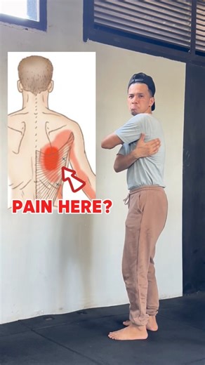 1.3M views · 14K reactions | PAIN BENEATH YOUR SHOULDER BLADE or BACK OF YOUR RIB? TRY THIS STRETCH! It’s works like magic 朗朗朗 #latsworkout #lats #backworkout #backexercises #foryouシ #fypシ゚ #OMG #fb | Physical Therapy Session | Facebook