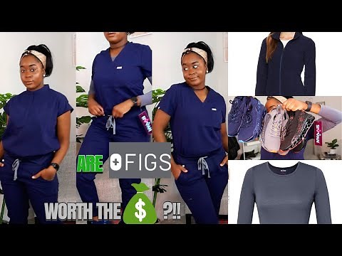 STYLISH SCRUBS TRY-ON HAUL | Nursing uniform essentials | FIGS Scrubs Review