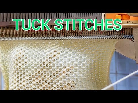 Tuck Stitches Brother knitting Machine Pattern. Card No 2