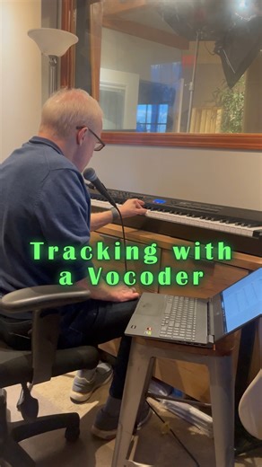 Justin LeBreck on Instagram: "We got the vocoder setup for a session today - such a unique sound! What's your favorite tune that uses a vocoder? Drop a comment and let us know! 🎤🎹🎶 #vocoder #recording #studio #bts #waysound"