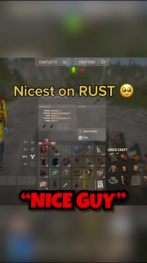 I ran into the friendliest guy on rust 😭#rusttok #rustgame #rustconsole #rustpc #rustclips #playrust #rust #rustrage