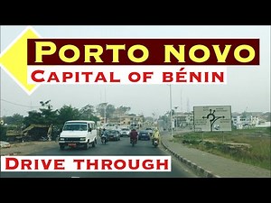 Porto-Novo, Bénin Capital City Drive Through