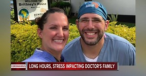 Doctor working on front lines against COVID-19 shares experience and sacrifices his family has made