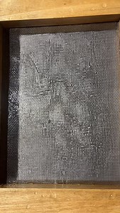 Happy Friday! Another small pulp painting for your Friday. What do you think about these little abstracts? To me, they are influenced by Kandinsky and his color squares and how he experimented with how the colors work together. Would you like to see a larger one with different colors next to each other? #abstractart #wildoaksstudio | Wild Oaks Studio