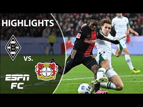 Bayer Leverkusen vs. Borussia Monchengladbach | Bundesliga Highlights | ESPN FC
