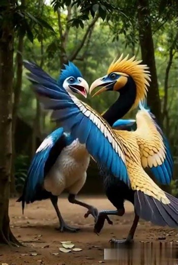 A Peaceful Dance of Two Birds #viralbirdvideos #cutebirdvideos #rarebirds #colorfulbirds