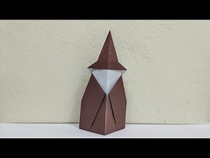 Origami Wizard Tutorial | How To Make an Origami Wizard | Origami Tutorial
