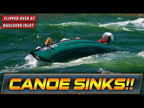 DISASTER! BOAT FLIPS OVER AND GOES DOWN AT HAULOVER INLET !! POLICE RESCUE | WAVY BOATS